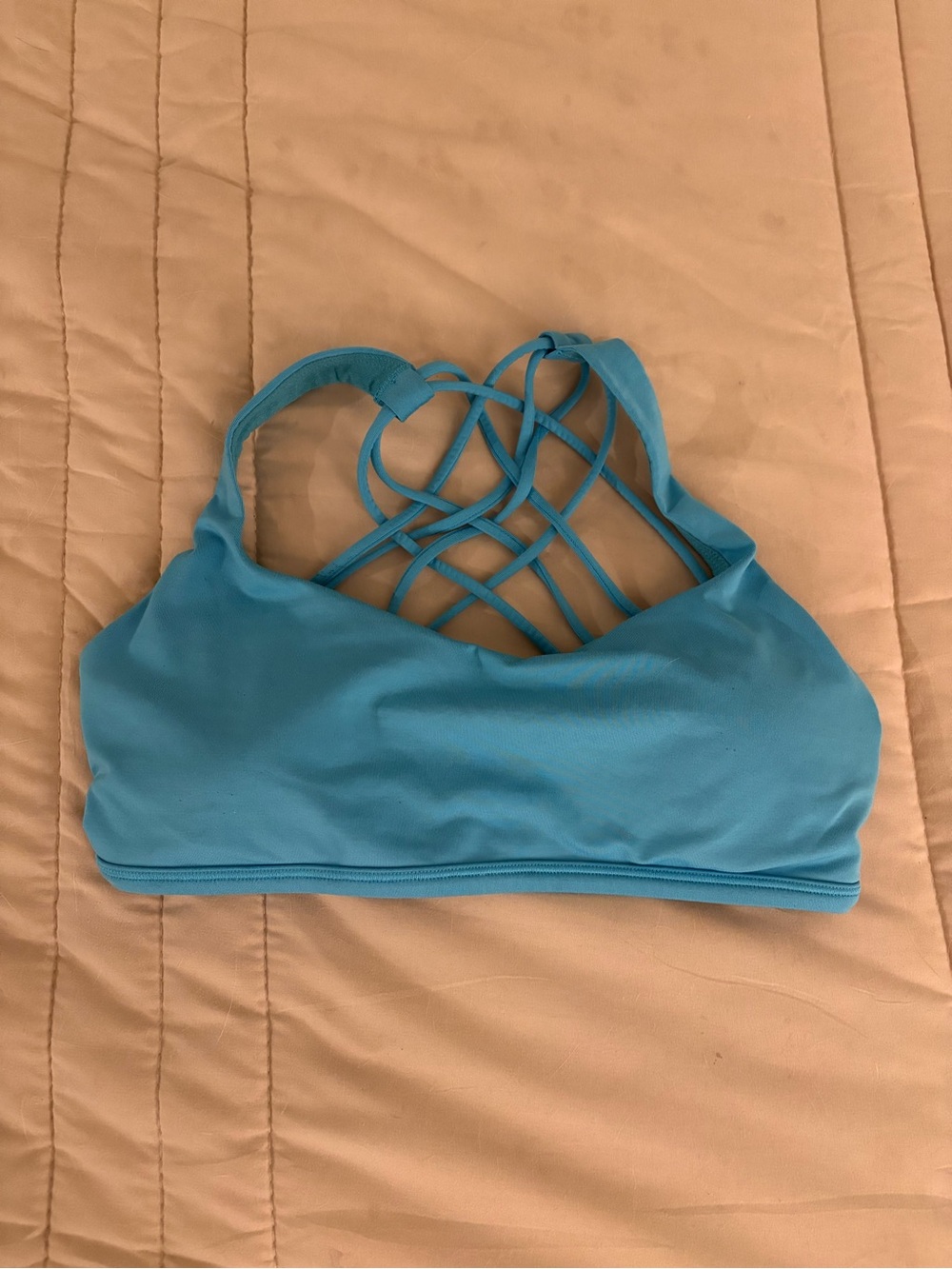 Lululemon Kayak Blue Free to Be Bra - Wild